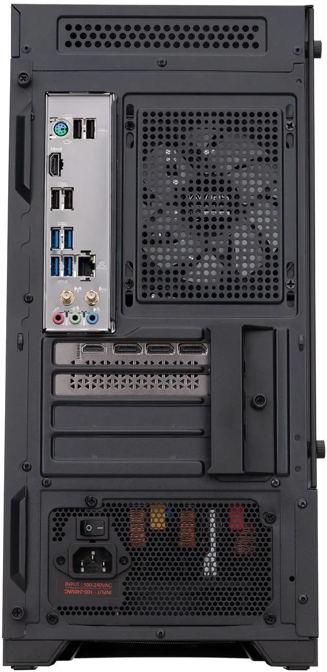 Alt view image 5 of 7 - ABS Cyclone Aqua Gaming PC - Windows 11 - Intel Core 5 Processor 120 - GeForce RTX 5060 - DLSS 4 - AI-Powered Performance - 32GB DDR4 3200MHz - 1TB M.2 NVMe SSD - CA120F5060