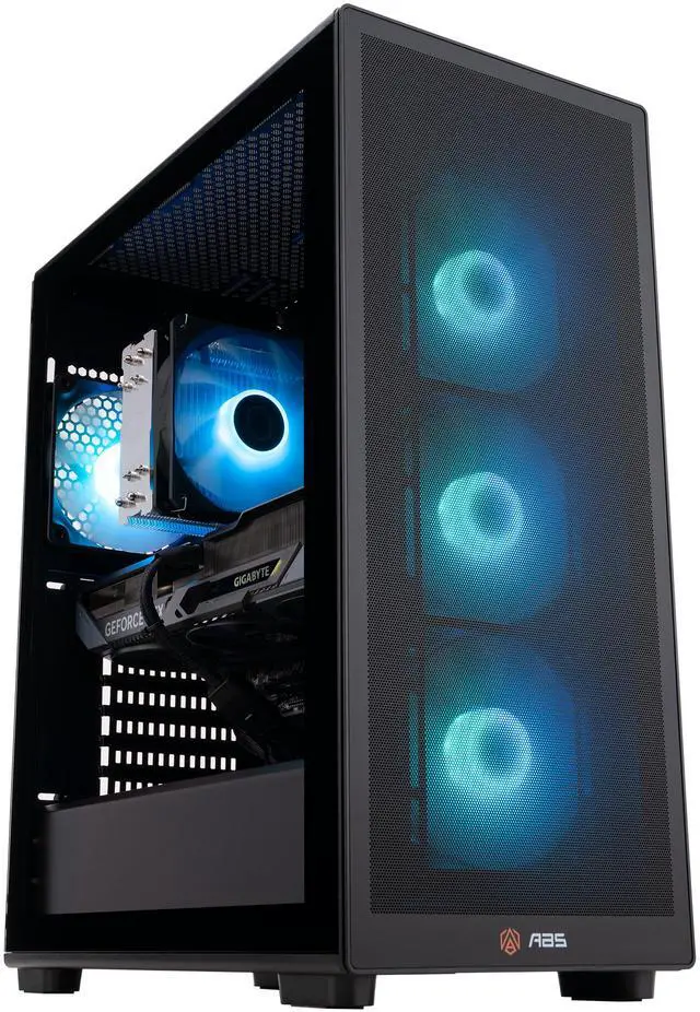 Alt view image 2 of 8 - ABS Stratos Aqua Gaming PC - Windows 11 - Intel Core Ultra 7 265KF - GeForce RTX 5070 - DLSS 4 - AI-Powered Performance - 32GB DDR5 6400MHz - 2TB M.2 NVMe SSD - SA265KF50703