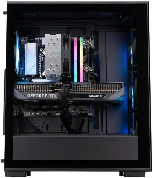 Alt view image 4 of 8 - ABS Stratos Aqua Gaming PC - Windows 11 - Intel Core Ultra 7 265KF - GeForce RTX 5070 - DLSS 4 - AI-Powered Performance - 32GB DDR5 6400MHz - 2TB M.2 NVMe SSD - SA265KF50703