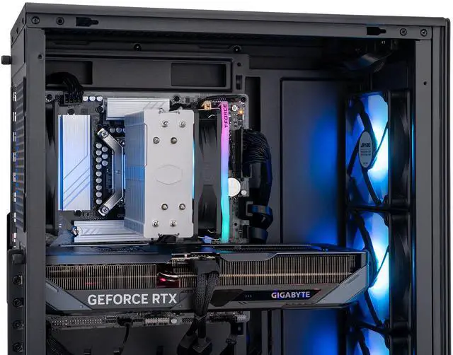 Alt view image 7 of 8 - ABS Stratos Aqua Gaming PC - Windows 11 - Intel Core Ultra 7 265KF - GeForce RTX 5070 - DLSS 4 - AI-Powered Performance - 32GB DDR5 6400MHz - 2TB M.2 NVMe SSD - SA265KF50703