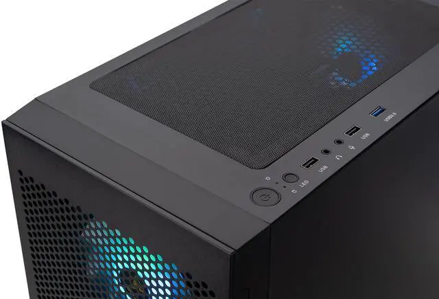 Alt view image 4 of 7 - ABS Flavonius Aqua Gaming PC - Windows 11 - Intel Core i5-14400F - GeForce RTX 5060 - DLSS 4 - AI-Powered Performance - 32GB DDR4 3200 - 1TB M.2 NVMe SSD - FA14400F5060