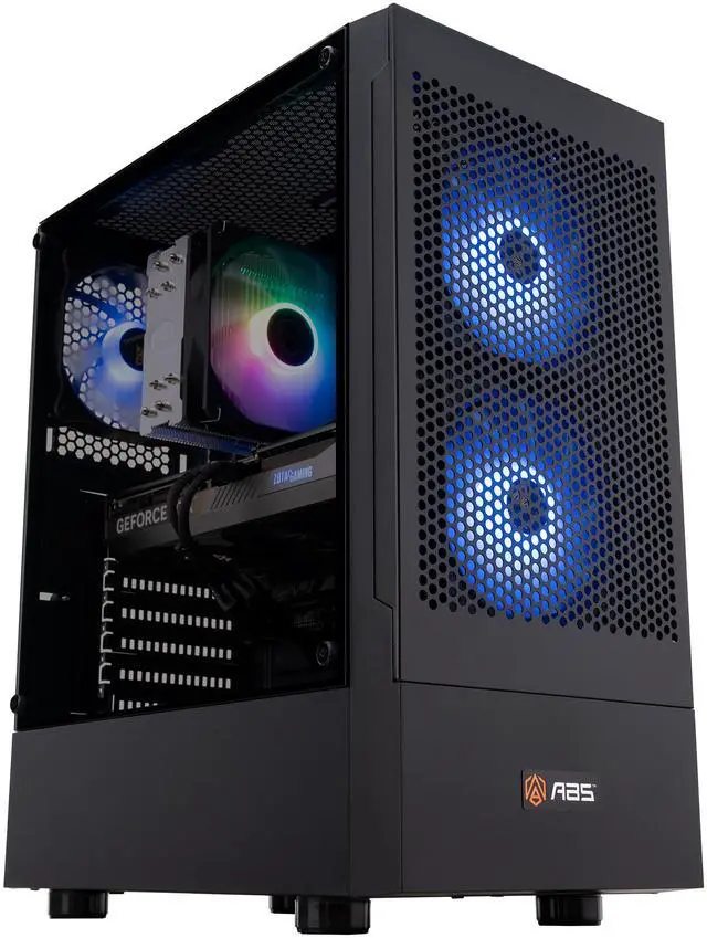 Alt view image 2 of 8 - ABS Flavonius Aqua Gaming PC - Windows 11 - Intel Core Ultra 7 265KF - GeForce RTX 5070 - DLSS 4 - AI-Powered Performance - 32GB DDR5 6400 - 1TB M.2 NVMe SSD - FA265KF5070