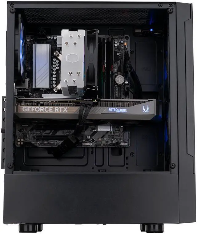 Alt view image 4 of 8 - ABS Flavonius Aqua Gaming PC - Windows 11 - Intel Core Ultra 7 265KF - GeForce RTX 5070 - DLSS 4 - AI-Powered Performance - 32GB DDR5 6400 - 1TB M.2 NVMe SSD - FA265KF5070