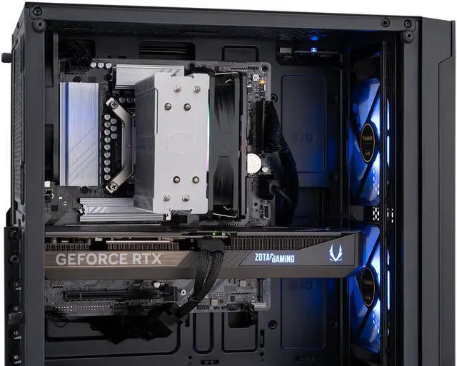 Alt view image 7 of 8 - ABS Flavonius Aqua Gaming PC - Windows 11 - Intel Core Ultra 7 265KF - GeForce RTX 5070 - DLSS 4 - AI-Powered Performance - 32GB DDR5 6400 - 1TB M.2 NVMe SSD - FA265KF5070