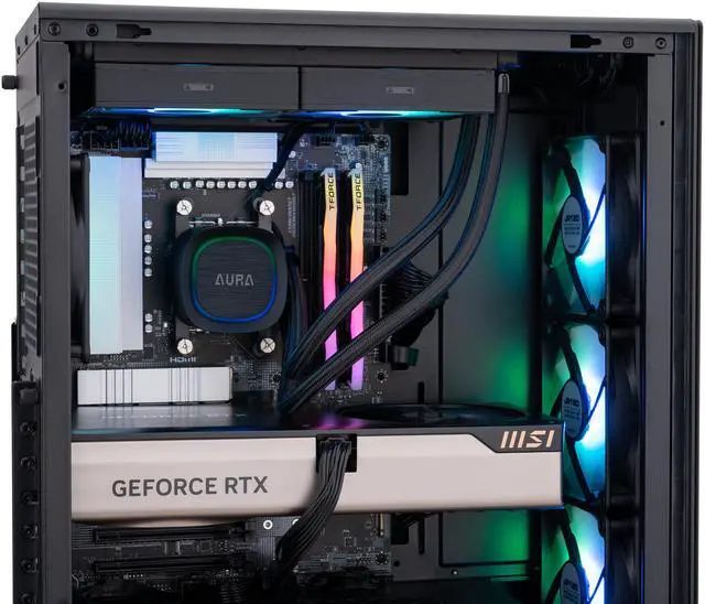 Alt view image 7 of 8 - ABS Stratos Ruby Gaming PC - Windows 11 - AMD Ryzen 7 9800X3D - GeForce RTX 5080 - DLSS 4 - AI-Powered Performance - 32GB DDR5 6400 - 2TB M.2 NVMe SSD - SR9800X3D50802