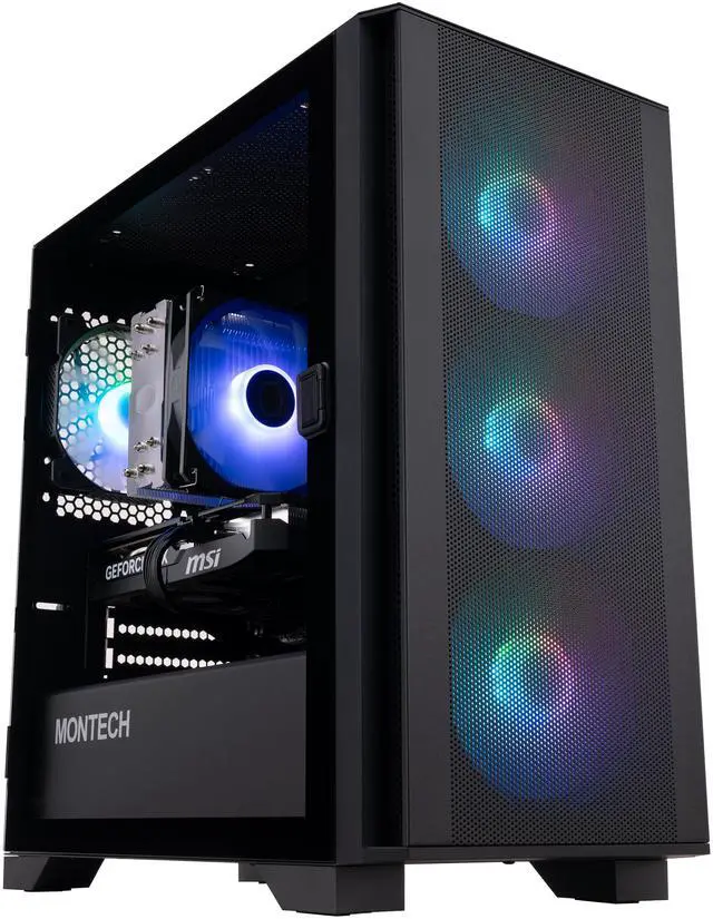 Alt view image 2 of 8 - ABS Aquilon Aqua Gaming PC - Windows 11 - Intel Core i7-14700F - GeForce RTX 5060 Ti - DLSS 4 - AI-Powered Performance - 32GB DDR5 6400 - 1TB M.2 NVMe SSD - AA14700F5060TI2