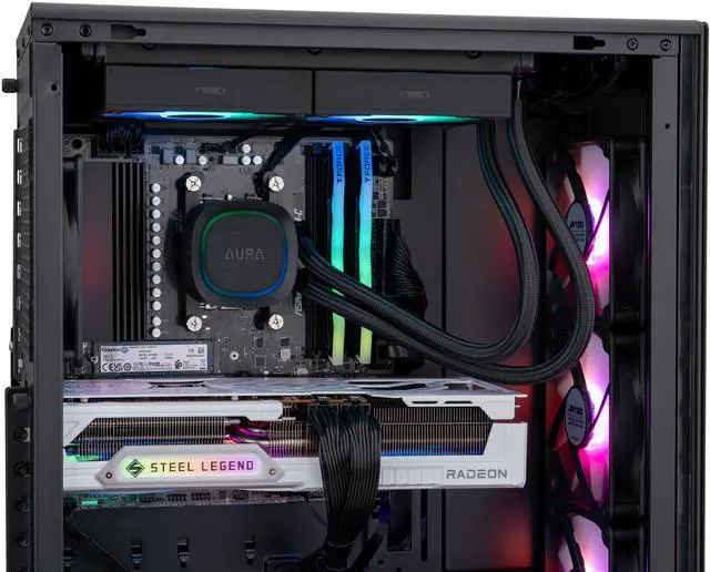 Alt view image 7 of 8 - ABS Stratos Ruby Gaming PC - Windows 11 - AMD Ryzen 7 7800X3D - Radeon RX 9070 XT 16GB - 32GB DDR5 6400 - 1TB M.2 NVMe SSD - SR7800X3D9070XT