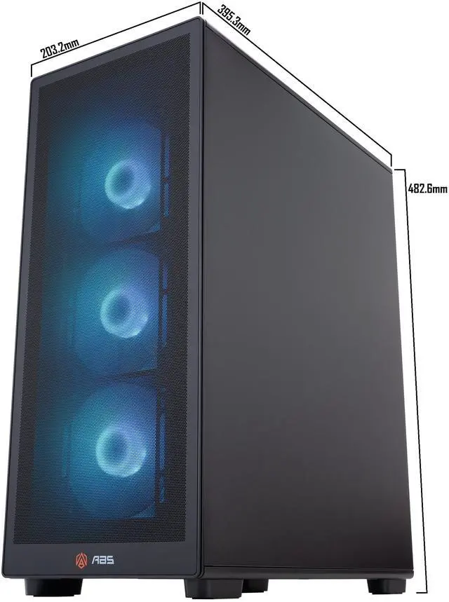 Alt view image 9 of 9 - ABS Stratos Aqua Gaming PC Powered by Asus - Windows 11 - Intel Core i9-14900KF - RTX 5070 Ti 16GB - DLSS 4 - 32GB DDR5 6400 - 2TB M.2 NVMe SSD - SA14900KF5070TI2
