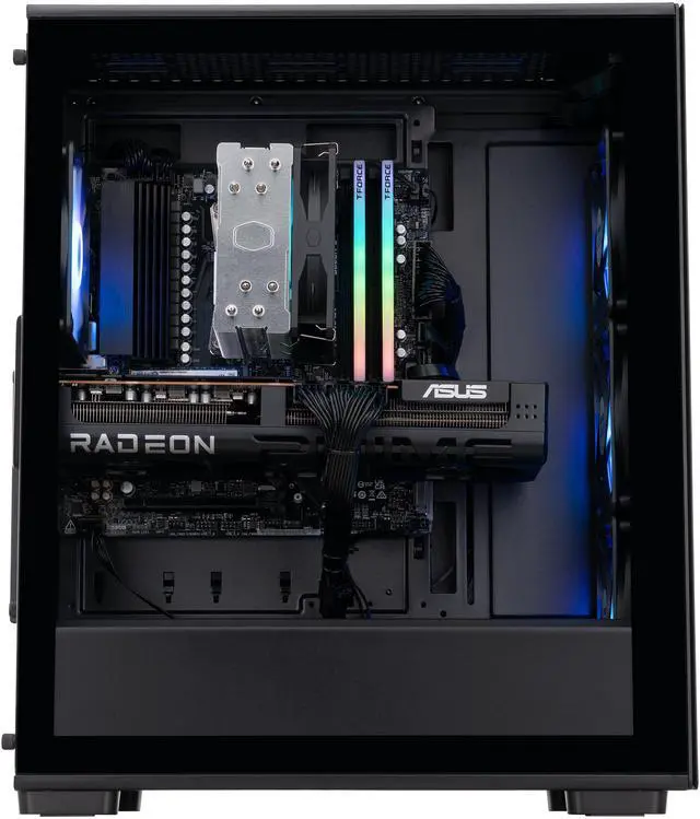 Alt view image 3 of 7 - ABS Stratos Ruby Gaming PC Powered by Asus - Windows 11 - AMD Ryzen 7 9700X - Radeon RX 9070 XT  16GB - 32GB DDR5 6400 - 1TB M.2 NVMe SSD - SR9700X9070XT