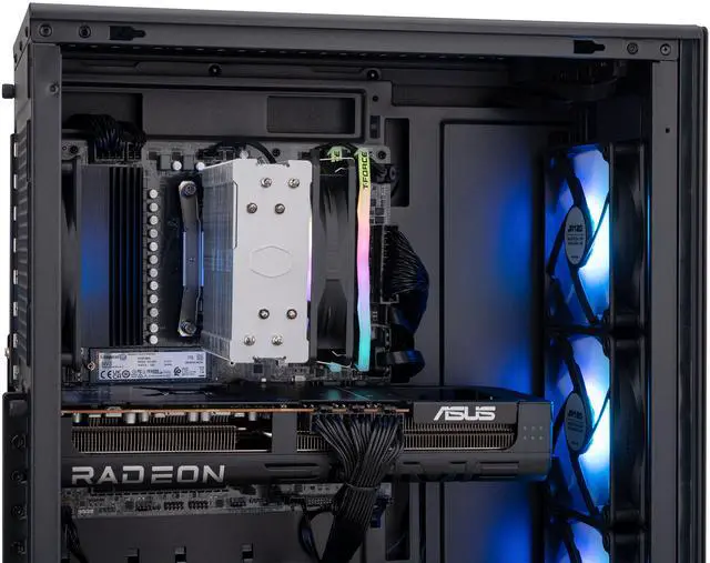 Alt view image 6 of 7 - ABS Stratos Ruby Gaming PC Powered by Asus - Windows 11 - AMD Ryzen 7 9700X - Radeon RX 9070 XT  16GB - 32GB DDR5 6400 - 1TB M.2 NVMe SSD - SR9700X9070XT