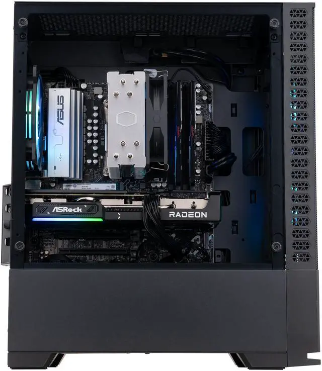 Alt view image 4 of 8 - ABS Cyclone Ruby Gaming PC - Windows 11 - AMD Ryzen 5 9600X - Radeon RX 9060 XT 16GB - 32GB DDR5 6000 - 1TB M.2 NVMe SSD - CR9600X9060XT