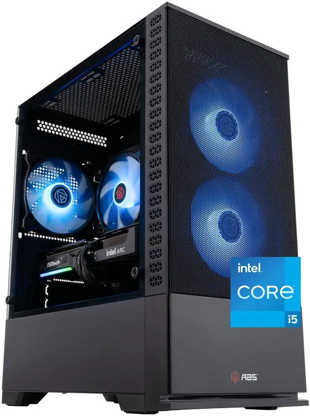 Main image of ABS Cyclone Aqua Gaming PC - Windows 11 - Intel Core i5-13400F - Intel Arc B580 12GB - 32GB DDR4 3200 - 1TB M.2 NVMe SSD - CA13400FB5803