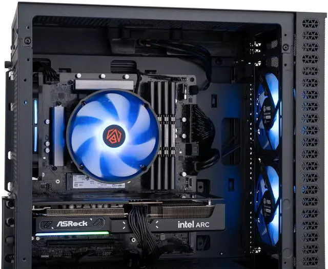 Alt view image 7 of 8 - ABS Cyclone Aqua Gaming PC - Windows 11 - Intel Core i5-13400F - Intel Arc B580 12GB - 32GB DDR4 3200 - 1TB M.2 NVMe SSD - CA13400FB5803