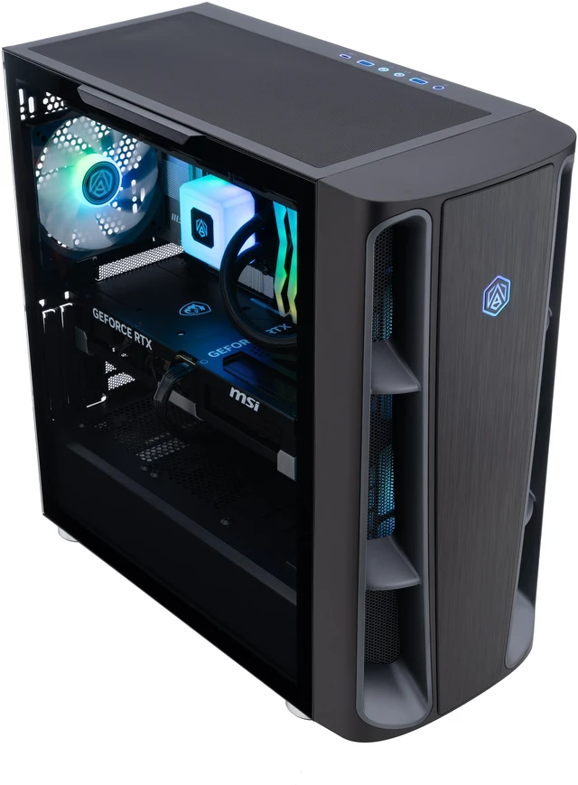 Alt view image 8 of 9 - ABS Kaze II Ruby Prebuilt Gaming PC - Windows 11 - AMD Ryzen 7 9800X3D - GeForce RTX 5090 32GB - DLSS 4 - 64GB DDR5 - 2TB NVMe SSD