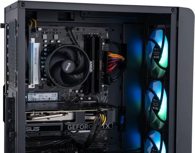 Alt view image 6 of 8 - ABS Kaze Ruby High Performance Gaming PC – AMD Ryzen 5 7600 - GeForce RTX 4070 - 32GB DDR5 6000MHz - 1TB M.2 NVMe SSD – AKR7600F4070