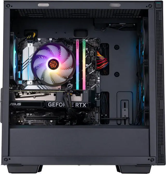 Alt view image 5 of 8 - ABS Aeolian-M Aqua High Performance Gaming PC - Intel i7 13700F - GeForce RTX 4060 Ti 8GB GDDR6 - 32GB DDR5 6000MHz - 1TB M.2 NVMe SSD - AAA137004060TI8G