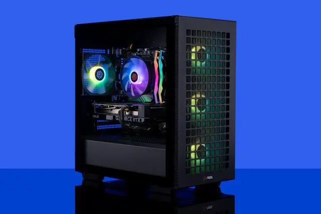 Alt view image 8 of 8 - ABS Aeolian-M Aqua High Performance Gaming PC - Intel i7 13700F - GeForce RTX 4060 Ti 8GB GDDR6 - 32GB DDR5 6000MHz - 1TB M.2 NVMe SSD - AAA137004060TI8G