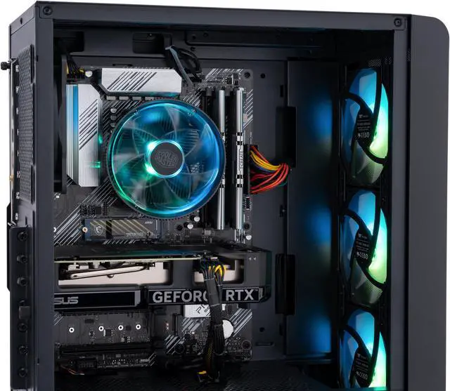 Alt view image 6 of 8 - ABS Stratos Ruby High Performance Gaming PC - AMD Ryzen 7 5700X - GeForce RTX 4060 Ti - 32GB DDR4 3200MHz - 1TB M.2 NVMe SSD - ASR5700X4060TI