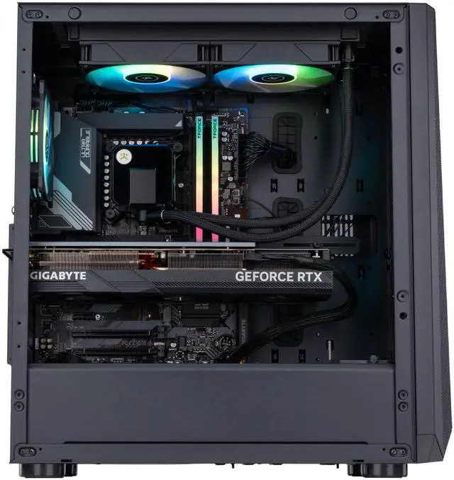 Alt view image 4 of 8 - ABS Kaze Aqua Gaming PC - Intel i7 14700KF - GeForce RTX 4090 AI-Powered Performance - 32GB DDR5 6000MHz - 2TB M.2 NVMe SSD - Windows 11