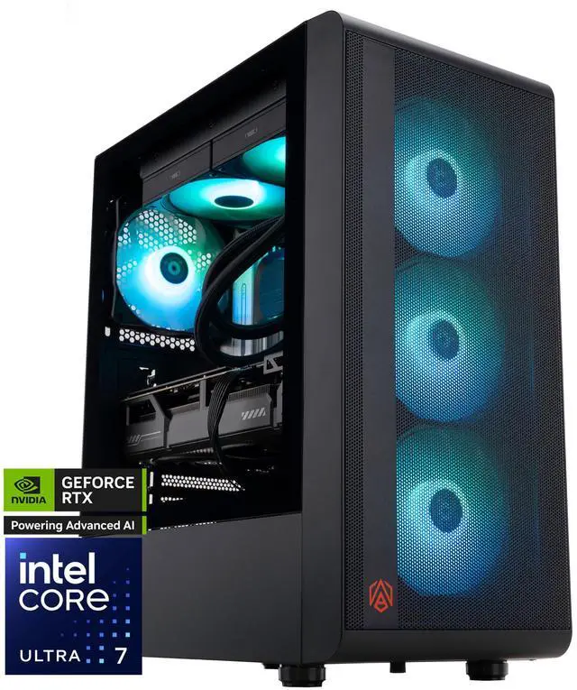 Main image of ABS Stratos Pro AI PC - Intel Core Ultra 7 265KF - GeForce RTX 5070 Ti - 64GB (16GBx4) DDR5 - 2TB NVMe SSD - Ubuntu