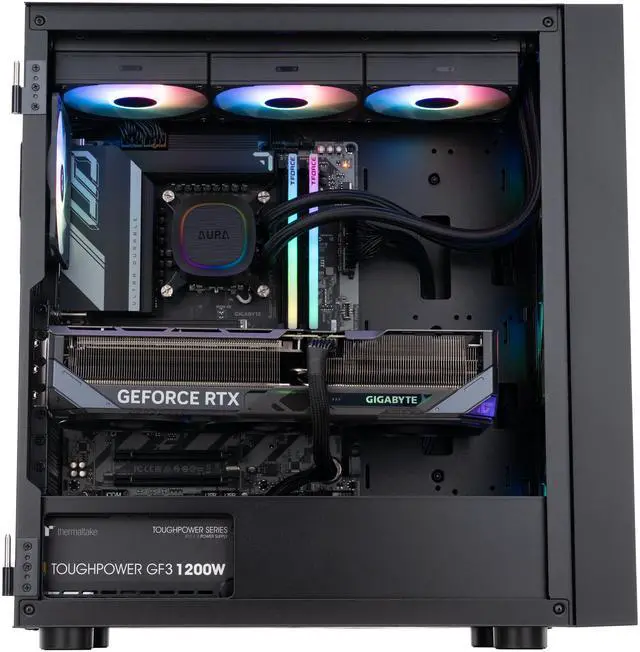 Alt view image 3 of 5 - ABS Eurus Pro AI PC -  Intel Core Ultra 9 285K - GeForce RTX 5090 - 64GB (16GBx4) DDR5 - 2TB NVMe SSD – Ubuntu