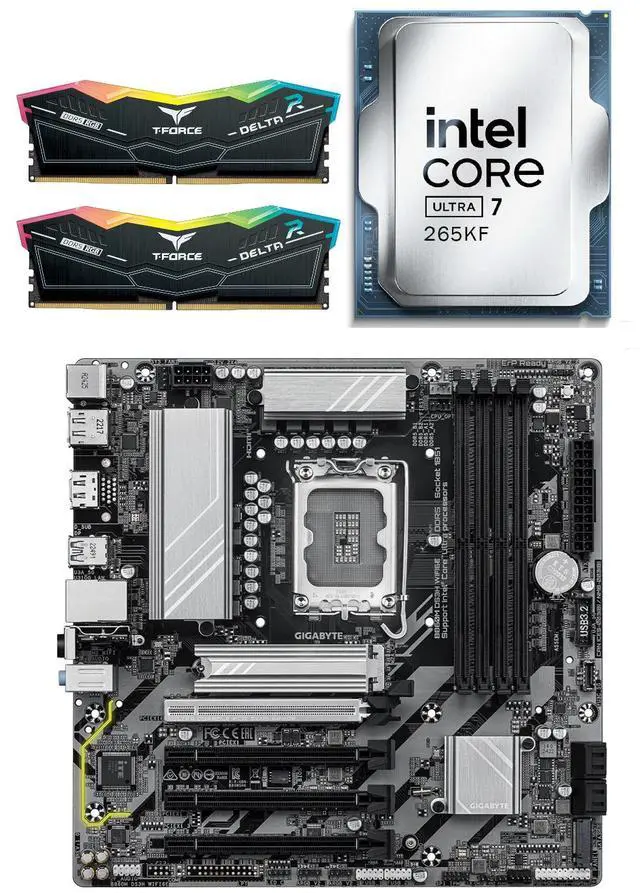 Alt view image 3 of 3 - ABS PC Starter Kit - Intel Core Ultra 7 265KF Processor - Gigabyte B860 Motherboard – Teamgroup 32GB (2 x 16GB) 6000MHz DDR5 Memory