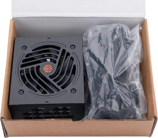 Alt view image 11 of 12 - ABS Cyclops CS1000M PCIE 5, 80 GOLD Fully Modular Gaming PSU, 12VHPWR-12+4 Cable, ATX 3.0 & PCIE 5.1 Ready, 1000W Power Supply, 5 Year Warranty