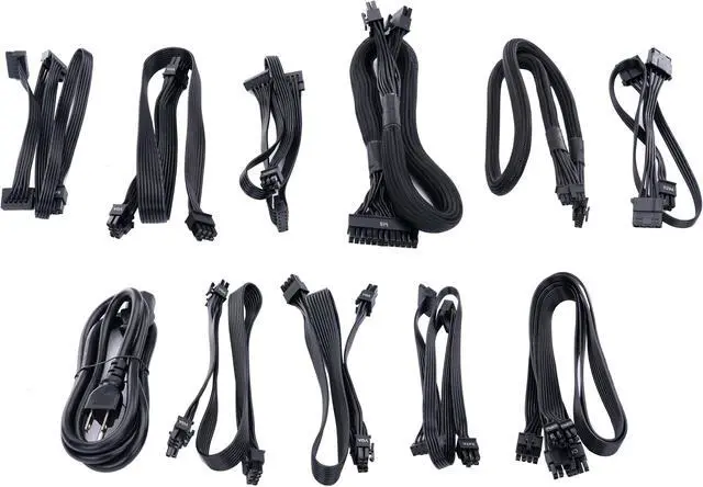 Alt view image 12 of 12 - ABS Cyclops CS1000M PCIE 5, 80 GOLD Fully Modular Gaming PSU, 12VHPWR-12+4 Cable, ATX 3.0 & PCIE 5.1 Ready, 1000W Power Supply, 5 Year Warranty