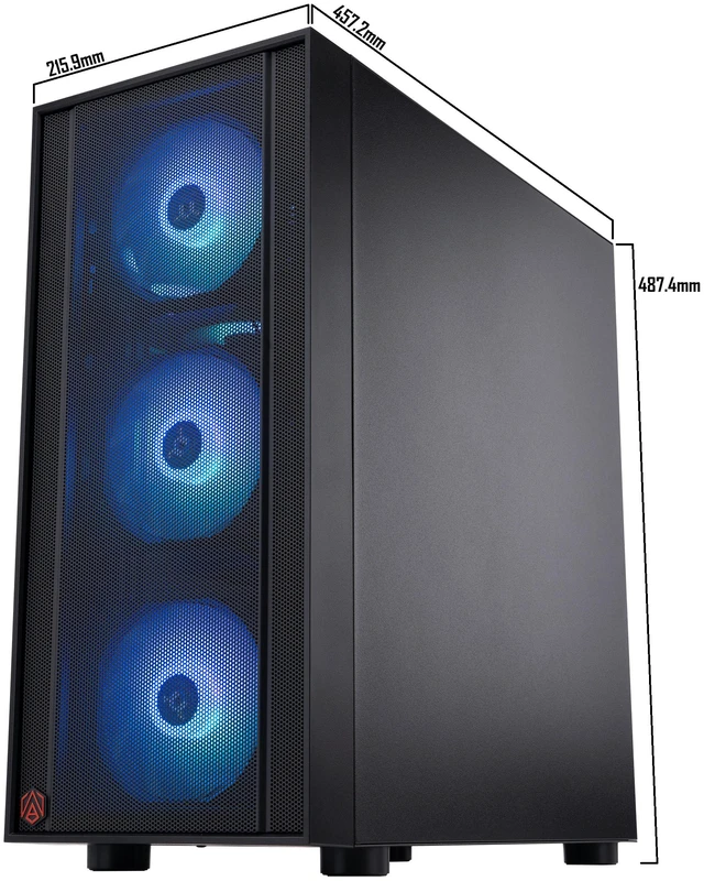 Alt view image 4 of 4 - ABS Eurus Ruby Gaming PC - Windows 11 - AMD Ryzen 9 9950X3D - GeForce RTX 4080 SUPER 16GB - DLSS 4 - 32GB DDR5 6400 - 2TB M.2 SSD