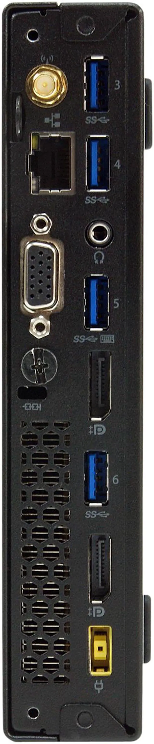 Alt view image 2 of 4 - Lenovo Business Desktop ThinkCentre M700-TINY Intel Core i7-6700T 16GB DDR4 256GB SSD Intel HD Graphics 530 Windows 10 Pro 64-bit