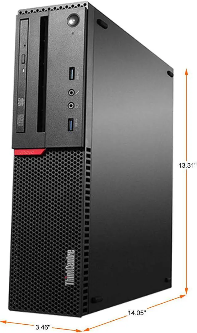 Alt view image 2 of 2 - Lenovo Grade A Business Desktop ThinkCentre M900 Intel Core i5-6500 8GB DDR4 256GB SSD Intel HD Graphics 530 Windows 10 Pro 64-bit