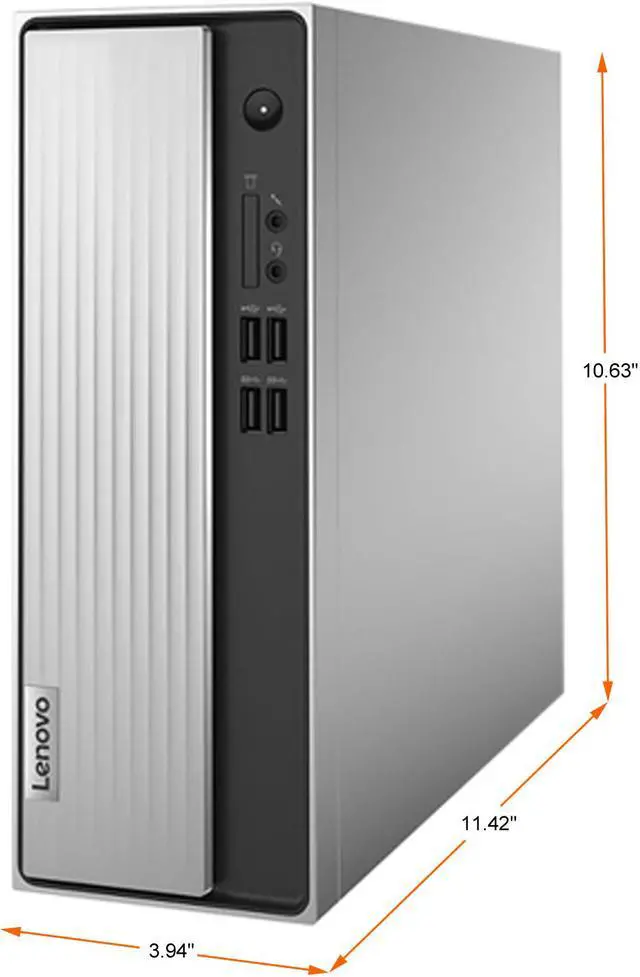 Alt view image 4 of 5 - Lenovo Desktop Computer IdeaCentre 3 07ADA05 90MV00ELUS AMD Athlon Silver 3050U 8GB DDR4 256GB PCIe SSD AMD Radeon Graphics Windows 11 Home 64-bit