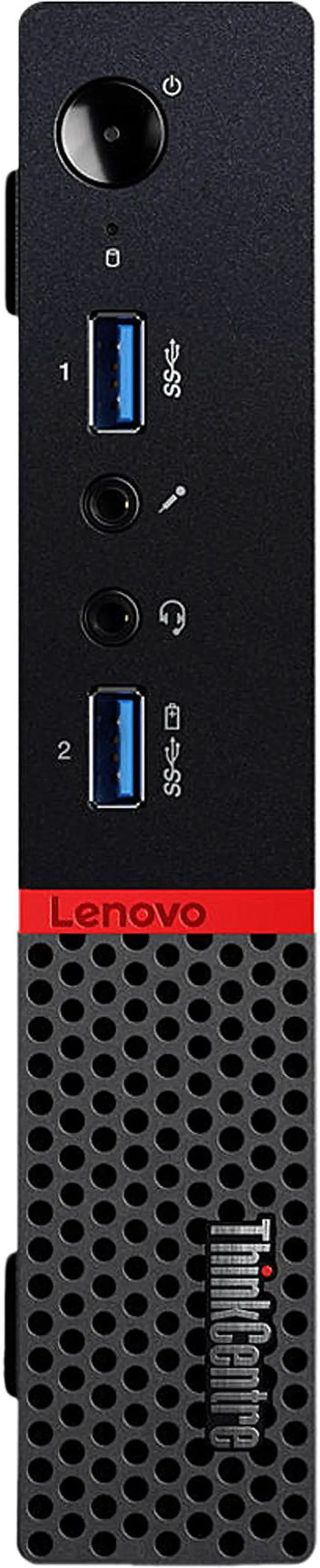 Main image of Lenovo Business Desktop ThinkCentre M900 Tiny Intel Core i5 6th Gen 6500T (2.50GHz) 8GB DDR4 256 GB SSD Intel HD Graphics 530 Windows 10 Pro 64-bit Keyboard and Mouse Included