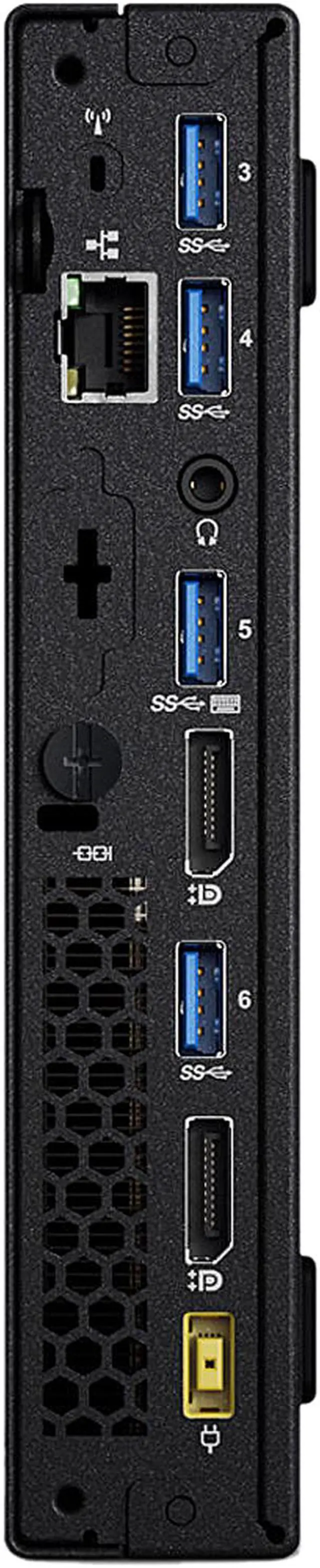 Alt view image 4 of 4 - Lenovo Business Desktop ThinkCentre M900 Tiny Intel Core i5 6th Gen 6500T (2.50GHz) 8GB DDR4 256 GB SSD Intel HD Graphics 530 Windows 10 Pro 64-bit Keyboard and Mouse Included