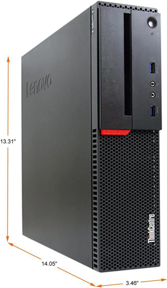 Alt view image 2 of 3 - Lenovo Business Desktop ThinkCentre M700-SFF Intel Core i5-6500 8 GB 256GB SSD Intel HD Graphics 530 Windows 10 Pro 64-bit