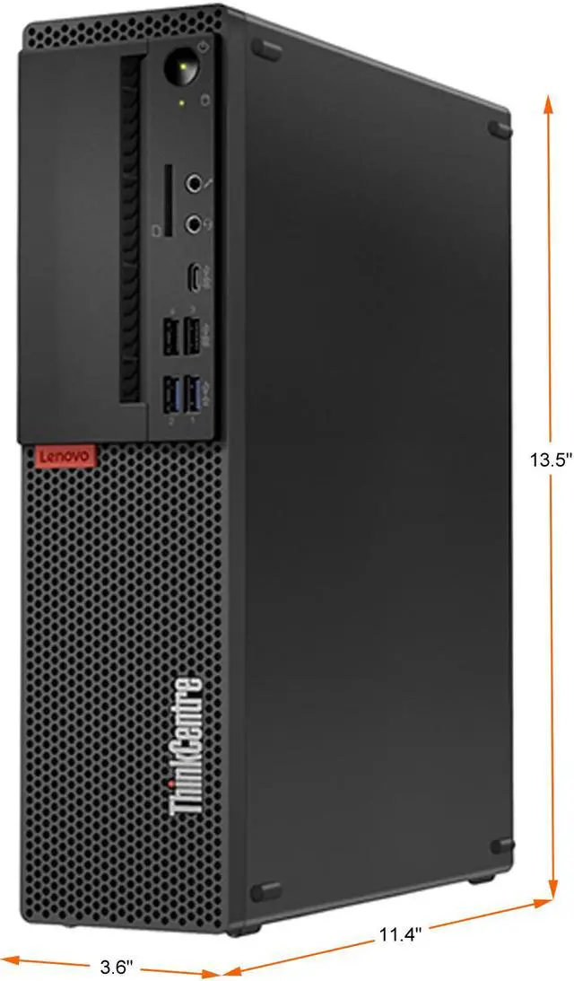 Alt view image 2 of 4 - Lenovo Business Desktop ThinkCentre M720s-SFF Intel Core i5-8500 16GB DDR4 500 GB M.2 NVMe SSD Intel UHD Graphics 630 Windows 11 Pro 64-bit