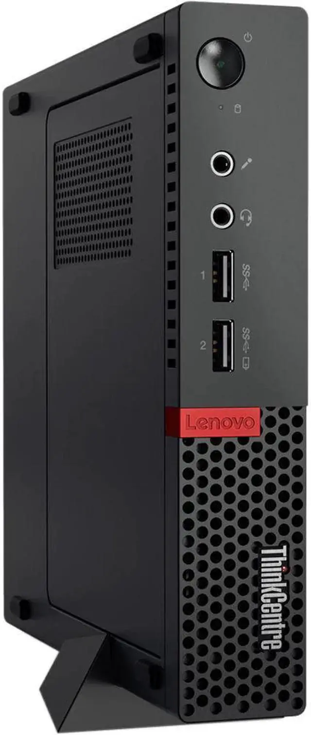 Alt view image 3 of 3 - Lenovo Business Desktop ThinkCentre M910q-TINY Intel Core i5-7500T 8GB DDR4 256GB SSD Intel HD Graphics 630 Windows 10 Pro 64-bit