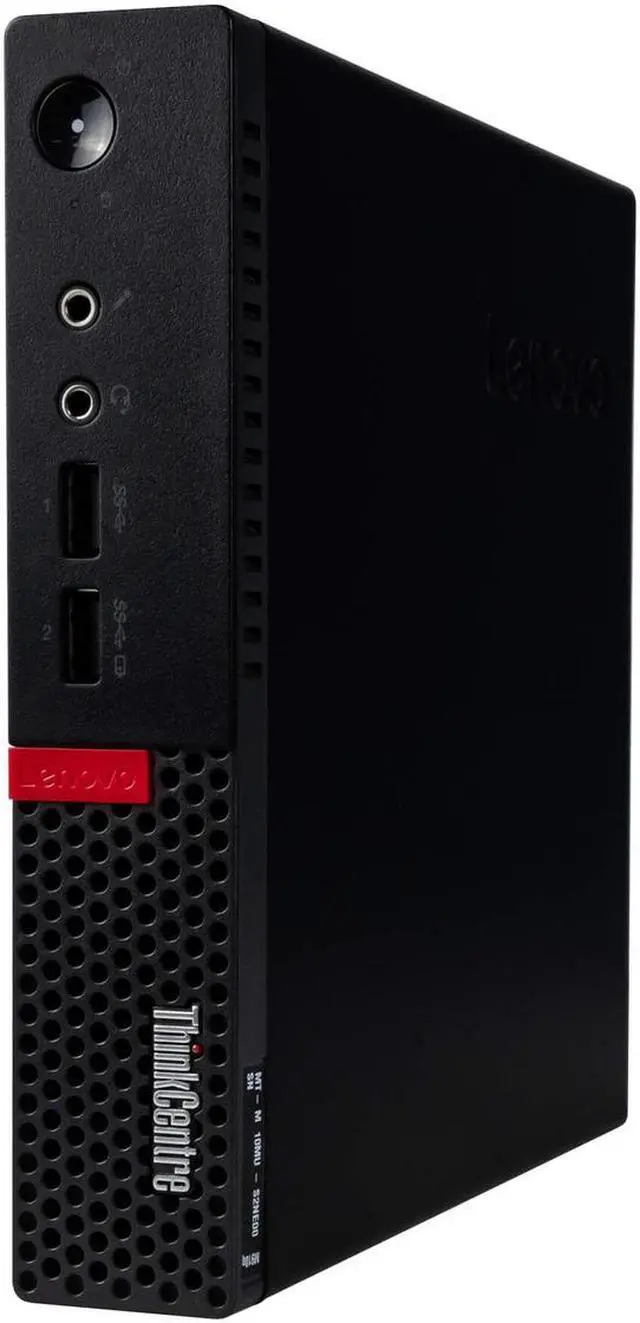 Main image of Lenovo ThinkCentre M910q Tiny Desktop Intel Core i5 7th Gen 7500T (2.70GHz) 8GB DDR4 512 GB SSD Intel HD Graphics 630 Windows 10 Pro 64-bit