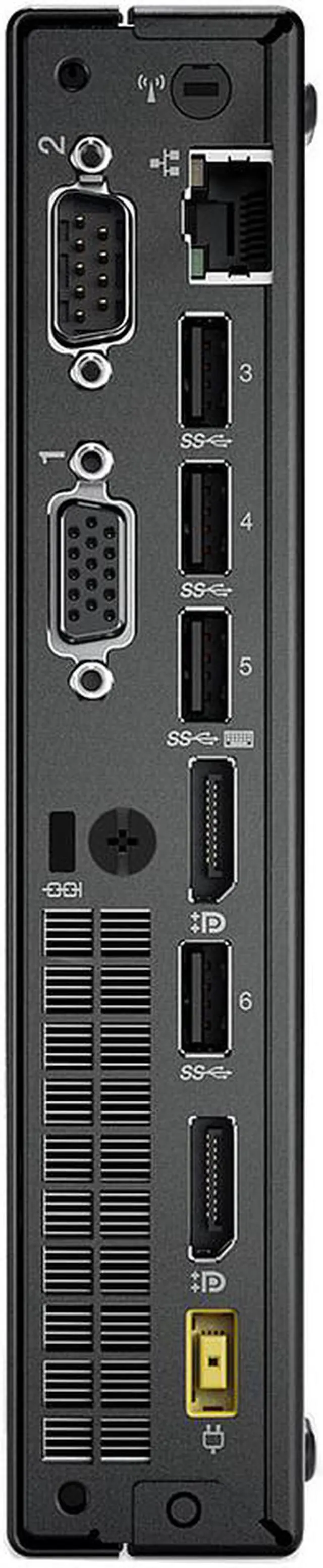 Alt view image 3 of 3 - Lenovo Business Desktop ThinkCentre M710q-TINY Intel Core i7-6700T 16GB DDR4 500GB PCIe SSD Intel HD Graphics 530 Windows 10 Pro 64-bit