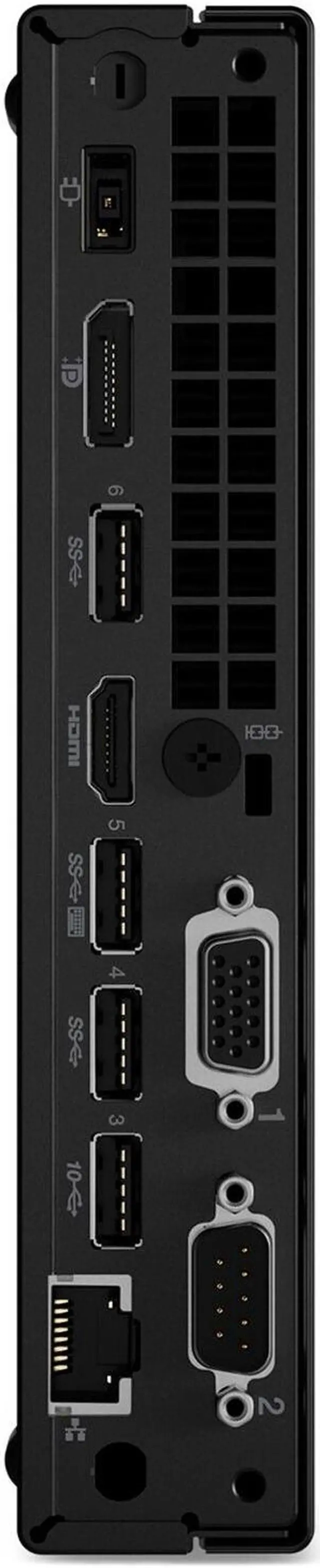 Alt view image 4 of 6 - Lenovo ThinkCentre M75q Gen 2 11JJ00APUS Desktop Computer - AMD Ryzen 5 PRO 4650GE 3.30 GHz - 16 GB RAM DDR4 SDRAM - 256 GB M.2 PCI Express NVMe SSD - Tiny - Black