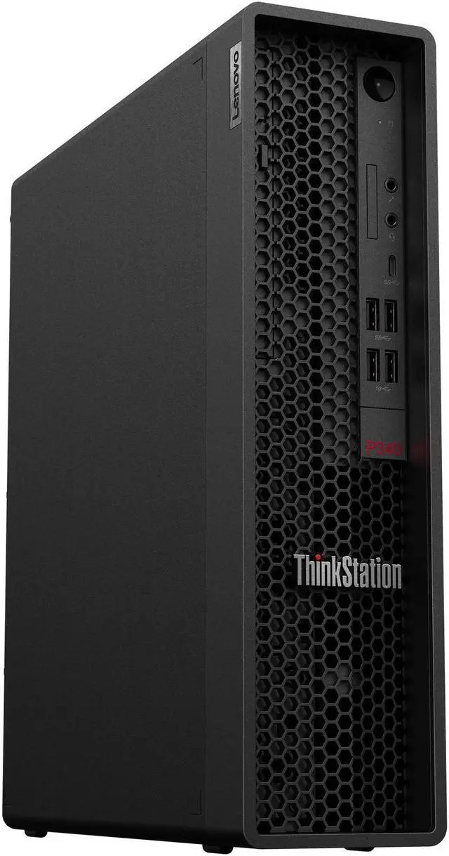 Alt view image 2 of 7 - Lenovo ThinkStation P340 30DK003PCA Workstation - Intel Core i7 Octa-core (8 Core) i7-10700 10th Gen 2.90 GHz - 16 GB DDR4 SDRAM - 512 GB SSD - Small Form Factor - Windows 10 Pro 64-bit NVIDIA Quadro