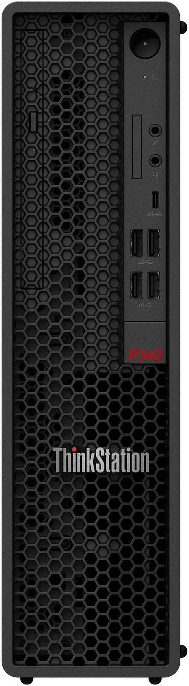 Alt view image 3 of 7 - Lenovo ThinkStation P340 30DK003PCA Workstation - Intel Core i7 Octa-core (8 Core) i7-10700 10th Gen 2.90 GHz - 16 GB DDR4 SDRAM - 512 GB SSD - Small Form Factor - Windows 10 Pro 64-bit NVIDIA Quadro