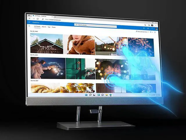 Alt view image 11 of 16 - Lenovo IdeaCentre AIO 5i - 2022 - All-in-One Desktop - 27" QHD Touch Display - 5MP + IR Camera - Windows 11 Home - 8GB Memory - 256 GB Storage - Intel Core i7-12700H - Mouse & Keyboard