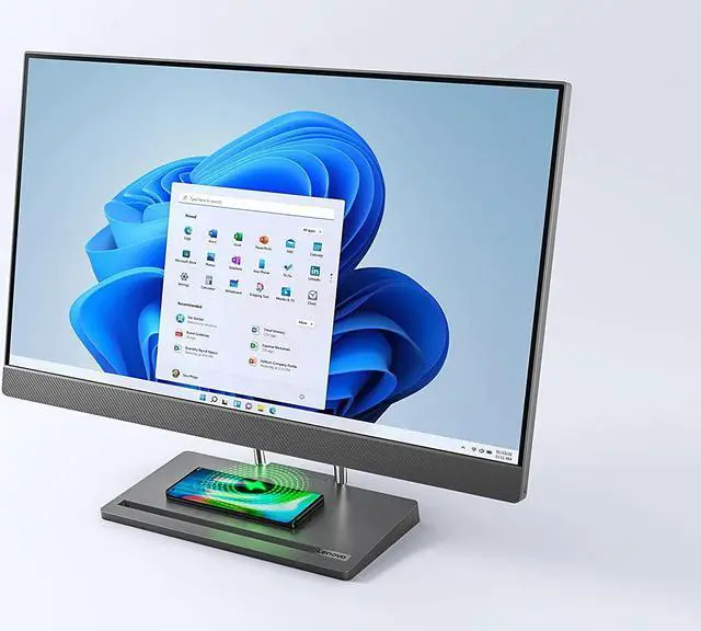 Alt view image 14 of 16 - Lenovo IdeaCentre AIO 5i - 2022 - All-in-One Desktop - 27" QHD Touch Display - 5MP + IR Camera - Windows 11 Home - 8GB Memory - 256 GB Storage - Intel Core i7-12700H - Mouse & Keyboard