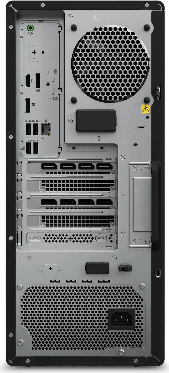 Alt view image 8 of 14 - Lenovo ThinkStation P3 30GS002VUS Workstation - Intel Core i7 Hexadeca-core (16 Core) i7-13700 13th Gen 2.10 GHz - 16 GB DDR5 SDRAM RAM - 512 GB SSD - Desktop PC Tower