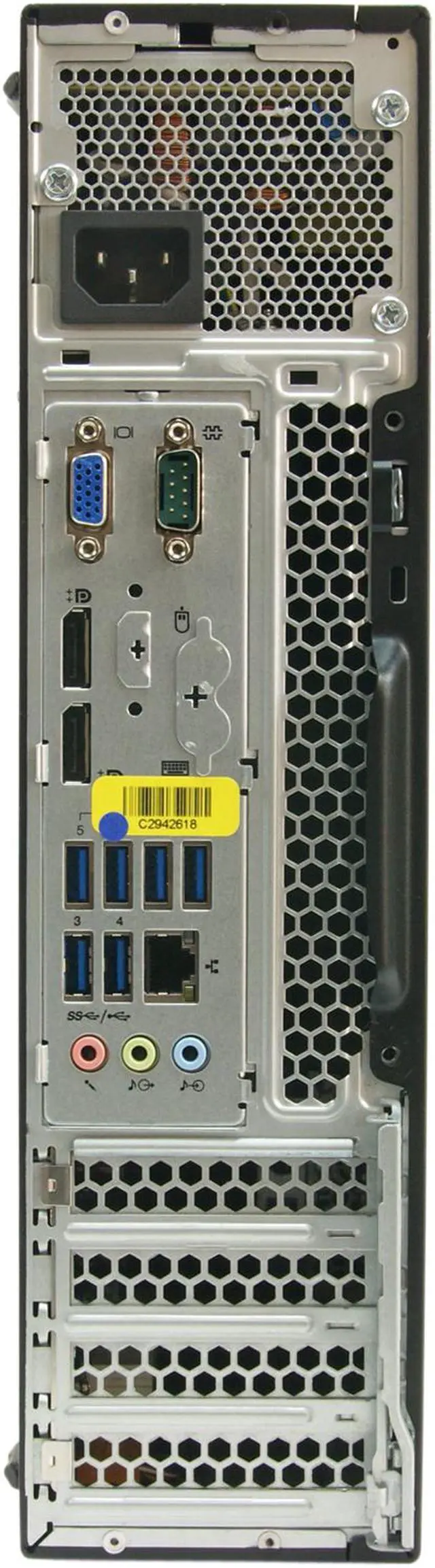 Alt view image 3 of 3 - Lenovo Desktop PC M900 Intel Core i5 6th Gen 6500 (3.20GHz) 8 GB 256 GB SSD Windows 10 Pro 64-bit