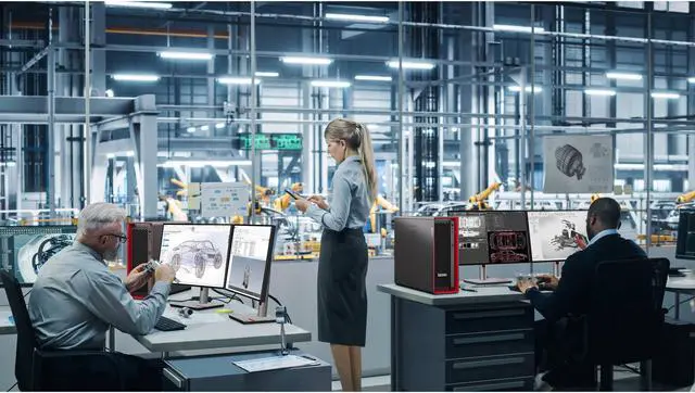 Alt view image 16 of 17 - Lenovo ThinkStation 30GA0014US - Intel Xeon Hexa-core (6 Core) w3-2425 - 32 GB DDR5 SDRAM RAM - 512 GB SSD - Tower - Intel W790 Chipset Chip - Windows 11 Pro - NVIDIA T1000 8 GB Graphics