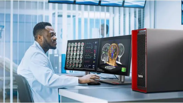 Alt view image 14 of 17 - Lenovo ThinkStation 30GA0014US - Intel Xeon Hexa-core (6 Core) w3-2425 - 32 GB DDR5 SDRAM RAM - 512 GB SSD - Tower - Intel W790 Chipset Chip - Windows 11 Pro - NVIDIA T1000 8 GB Graphics