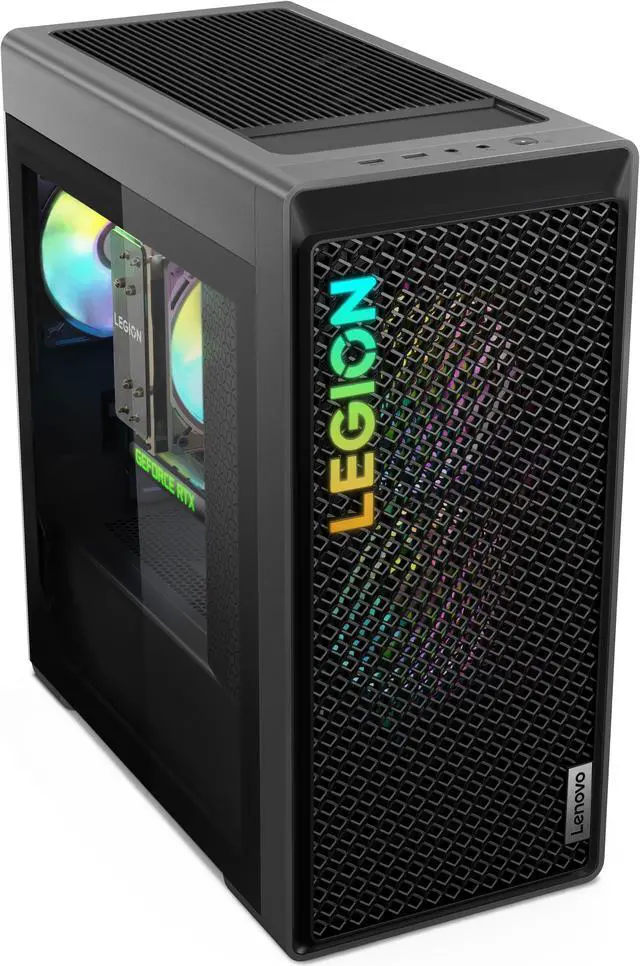 Alt view image 5 of 16 - Lenovo Gaming Desktop Legion T5 26IRB8 90UT0016US Intel Core i7-13700F 16GB DDR5 1TB PCIe SSD GeForce RTX 4060 Ti Windows 11 Home 64-bit