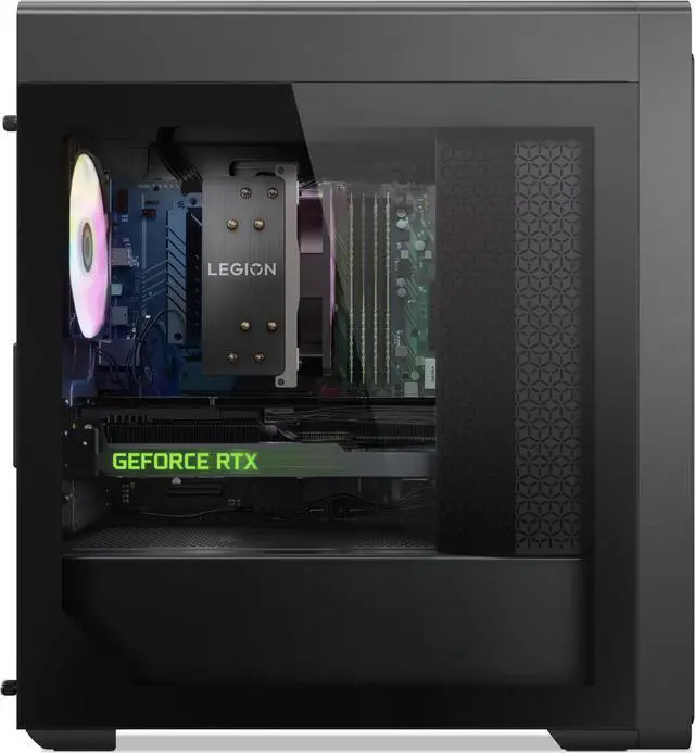 Alt view image 9 of 16 - Lenovo Gaming Desktop Legion T5 26IRB8 90UT0016US Intel Core i7-13700F 16GB DDR5 1TB PCIe SSD GeForce RTX 4060 Ti Windows 11 Home 64-bit